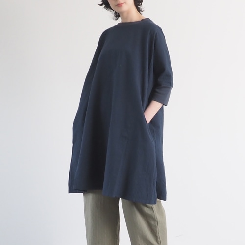 NARU(ナル) 20シーチングハンドワッシャーチュニックワンピース 648842BF