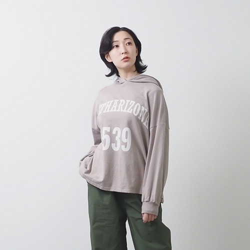 NARU(ナル) 40/20ミニ裏毛 SOUTHARIZONAロゴパーカー 654015