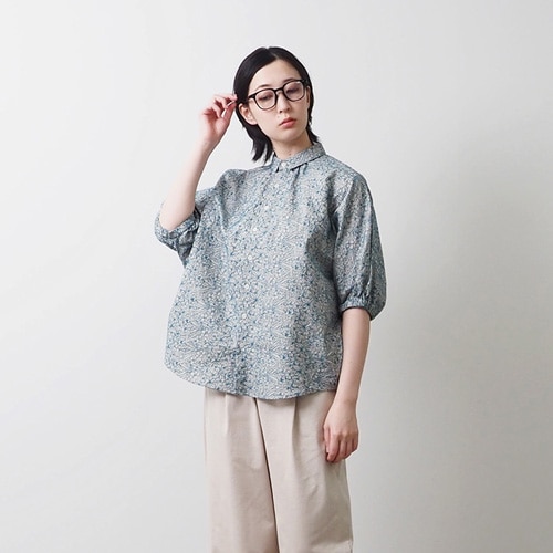 NARU(ナル) 60sローン花柄刺繍ターキーシャツ 654937 | all_items