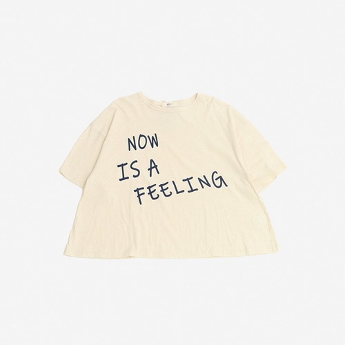 NARU(ナル) ムラ糸 NOW IS A FEELINGプリントT 655020