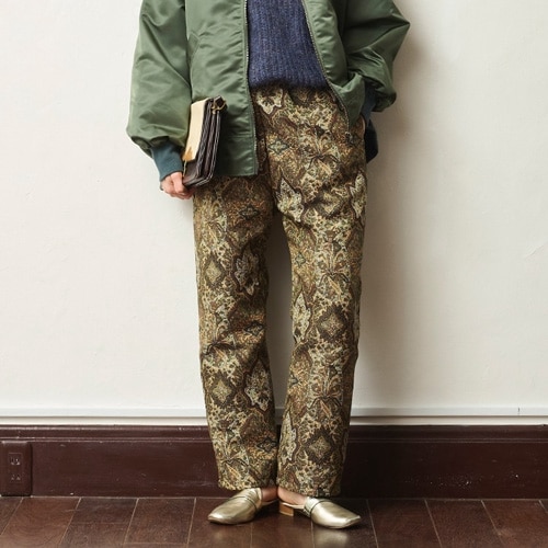 NARU(ナル) LIBERTYゴブランジャガード(Stockton) テーパードパンツ 657931