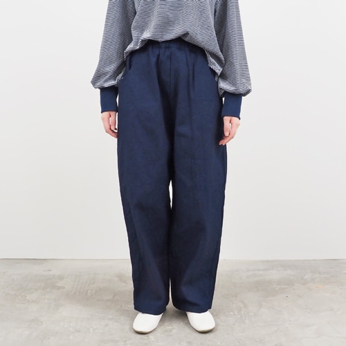 NARU(ナル) 刺し子ストレッチデニム ノッポパンツ 660815