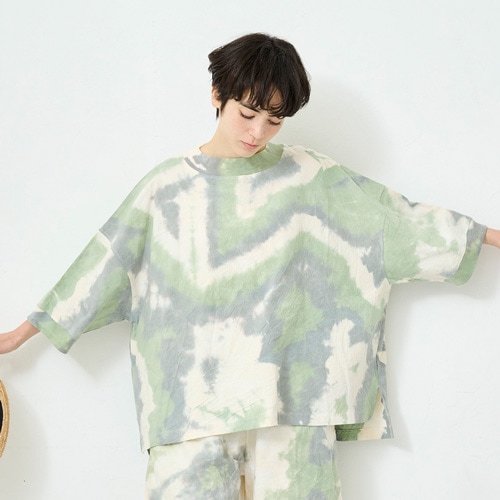 NARU(ナル) タイダイ染シーチングハンドワッシャー ワイドT 661831