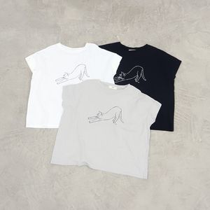 NARU(ナル) ナチュラルソフト天竺のび猫T 662026