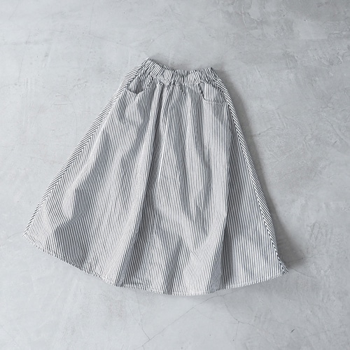 NARU(ナル) ロンドンストライプ ノッポスカート(9分丈) 667806