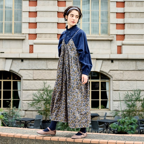 NARU(ナル) 30ビエラベタ小花柄 キャミワンピース 665851 | 新着