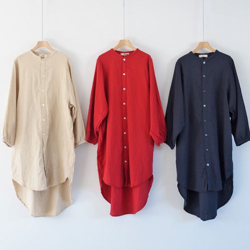 NARU(ナル) ダブルガーゼ ロングシャツカーデ 665812