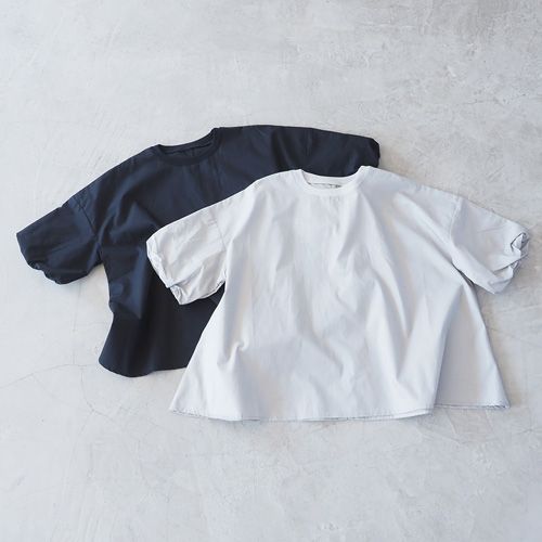 NARU(ナル) エッセンシャルブロード バルーンスリーブシャツ 667911