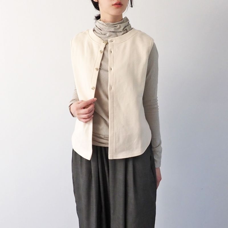 NARU(ナル) 30/10セントラル裏毛 2WAYベスト 665026