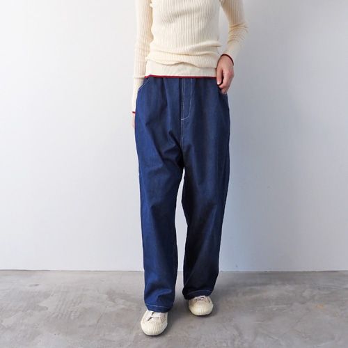 ナルのすっきりデニムです。購入し、1度だけ着用しました。 15oz selvedge straight button fly denim / 15ozセルビッチ