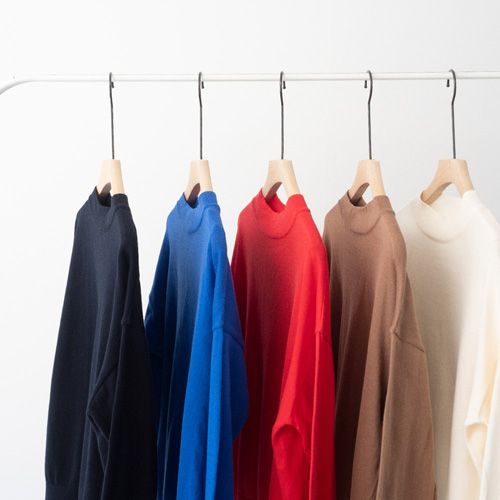 【予約】NARU(ナル) ムースヤーン ハイネックニット 665705