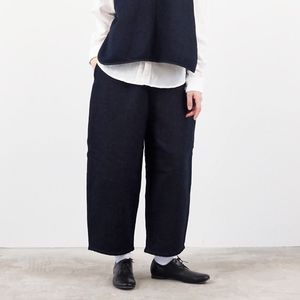 NARU(ナル) ムラデニム裏起毛 エッグパンツ 6668251