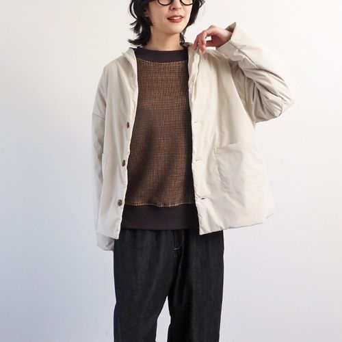 NARU(ナル) キーネックパデットジャケット 656101BE