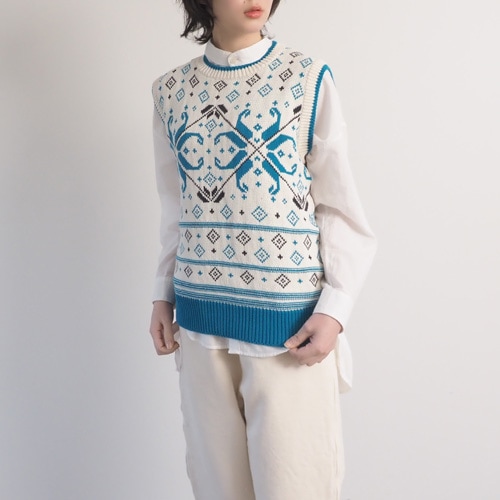 TOPS,ニット,ベスト 日本製 レディース