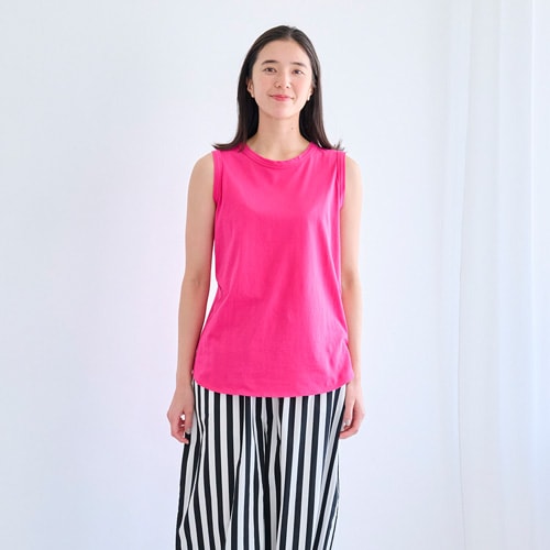 NARU(ナル) ナチュラルソフト天竺 ロングタンクトップ 670015