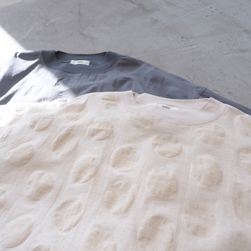 NARU(ナル) 綿麻シーチング塩縮 ワイドT 662821BF