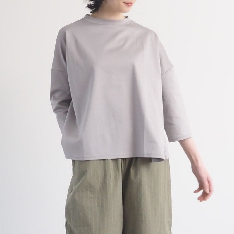 NARU(ナル) スーピマコットンポンチ ワイドT7分袖 661241