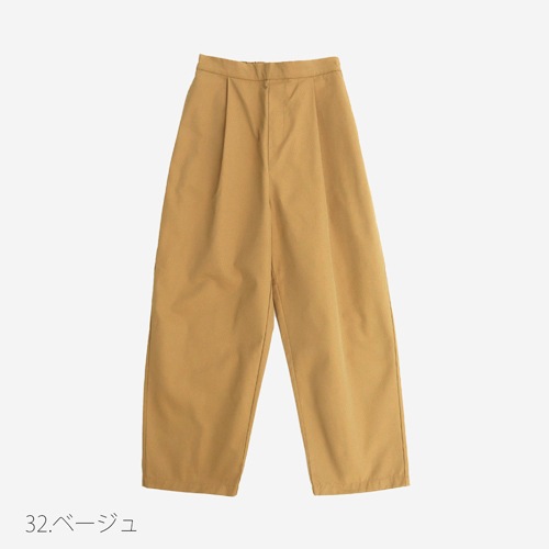 NARU(ナル) ギャバ タックテーパードパンツ 659997