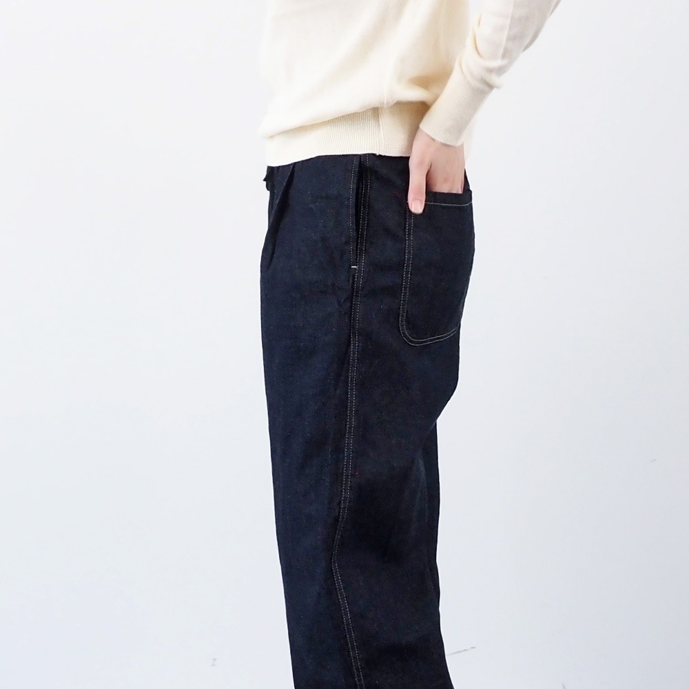 NARU(ナル) 8オンスムラデニム イージーパンツ 660811