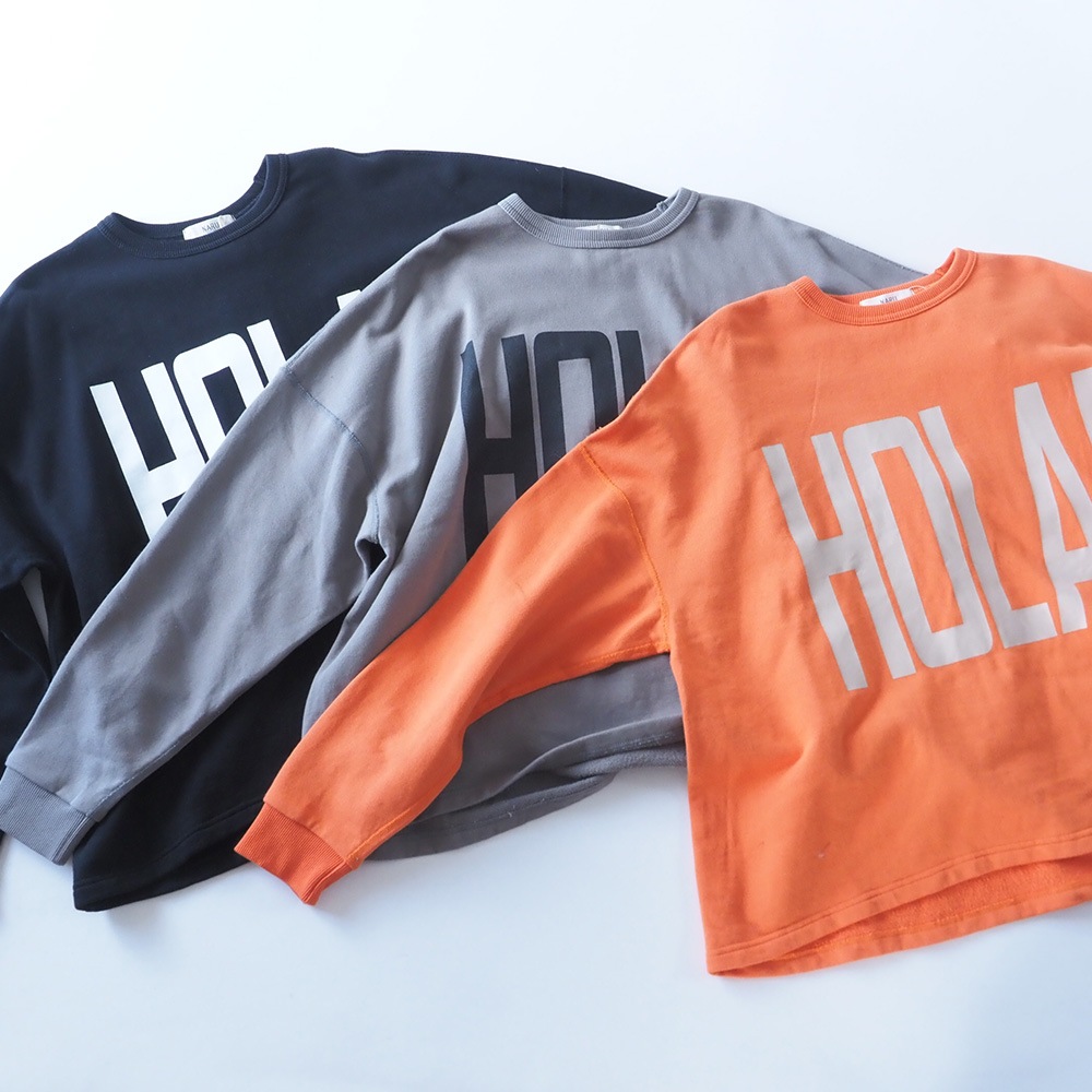 NARU(ナル) 30/10セントラル裏毛 HOLA!プリントPO 670002