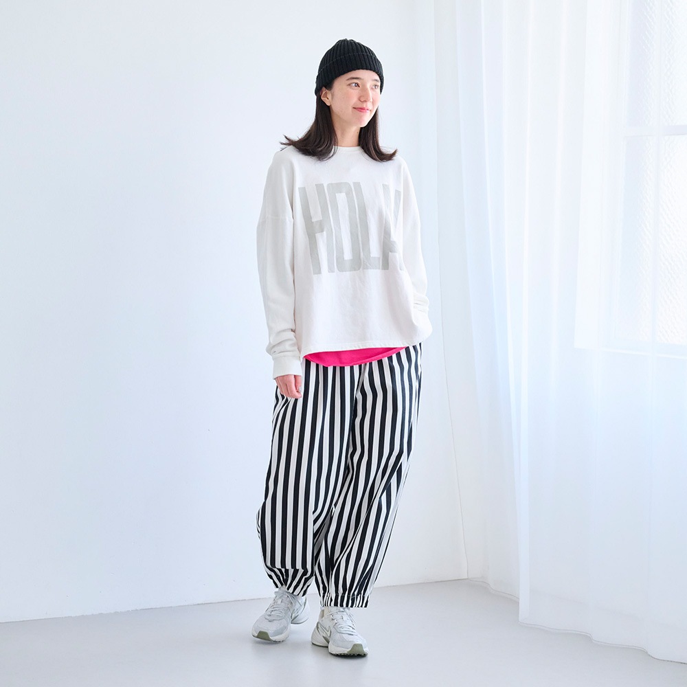 NARU(ナル) 30/10セントラル裏毛 HOLA!プリントPO 670002