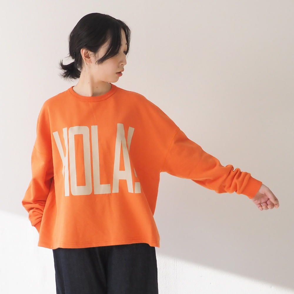 NARU(ナル) 30/10セントラル裏毛 HOLA!プリントPO 670002