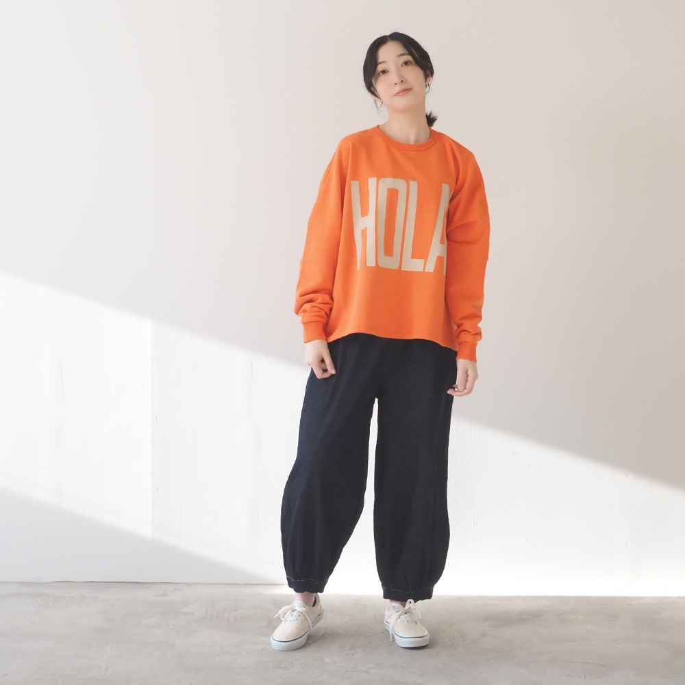 NARU(ナル) 30/10セントラル裏毛 HOLA!プリントPO 670002