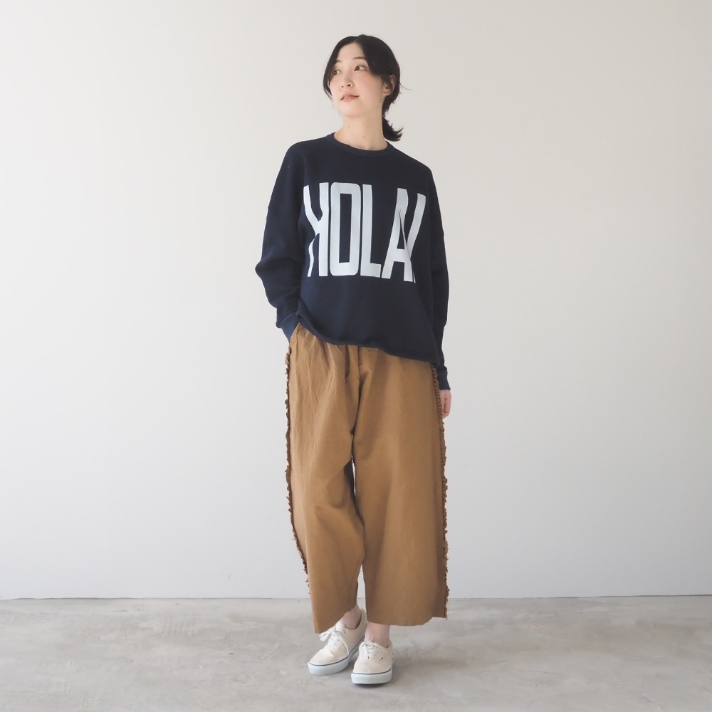 NARU(ナル) 30/10セントラル裏毛 HOLA!プリントPO 670002