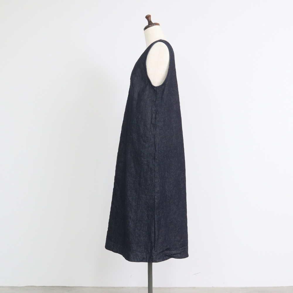 NARU(ナル) 12.5ozストレッチデニム裏起毛 ジャンパースカート 669802