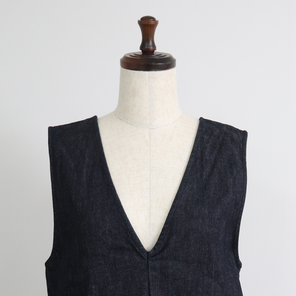 NARU(ナル) 12.5ozストレッチデニム裏起毛 ジャンパースカート 669802