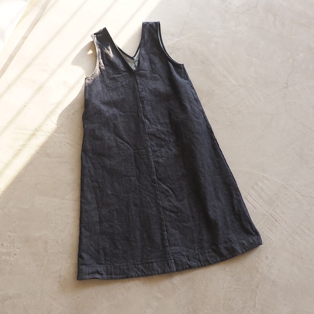 NARU(ナル) 12.5ozストレッチデニム裏起毛 ジャンパースカート 669802