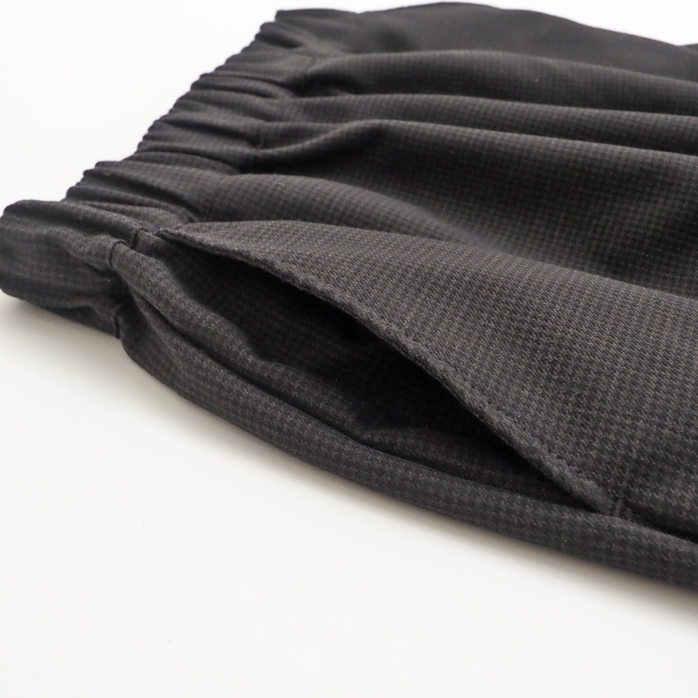 NARU(ナル) 綿麻ウール千鳥 ロールアップカフェパンツ 659927 | NEW