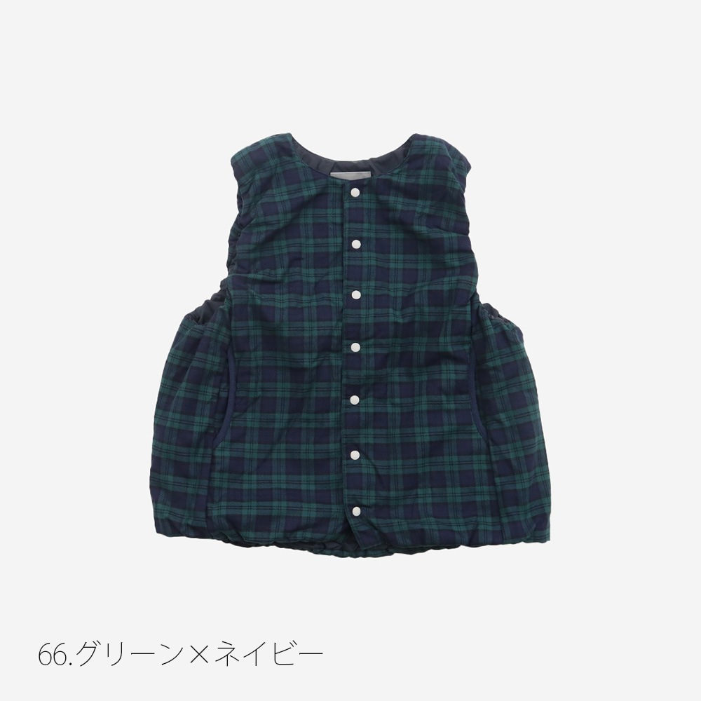 NARU(ナル) ロイヤルタータン パデットベスト 665105