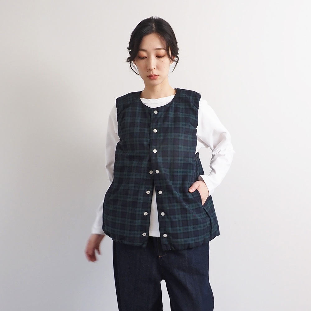 NARU(ナル) ロイヤルタータン パデットベスト 665105