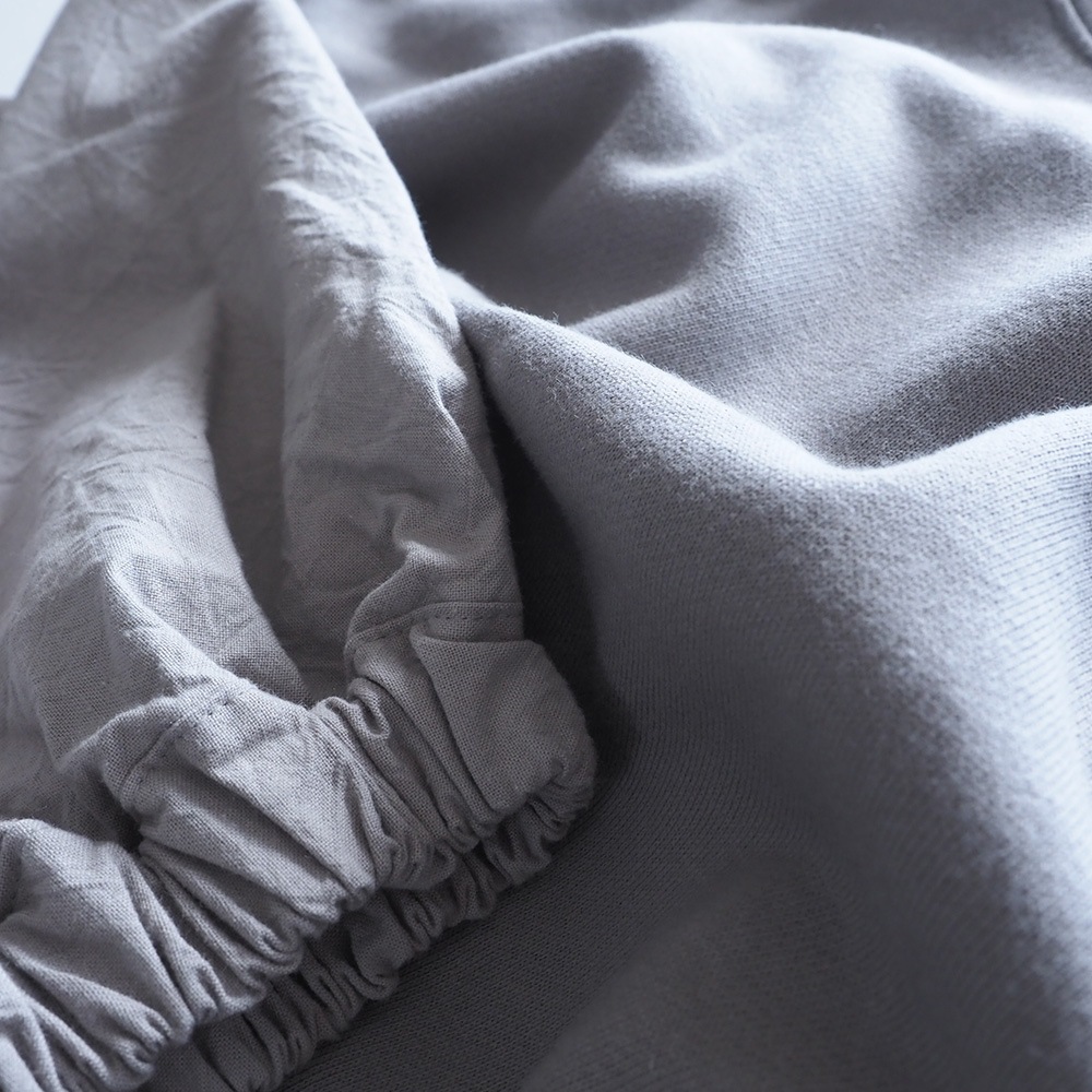 NARU(ナル) 30/10セントラル裏毛×シーチングハンドワッシャー ワイドPO 670003