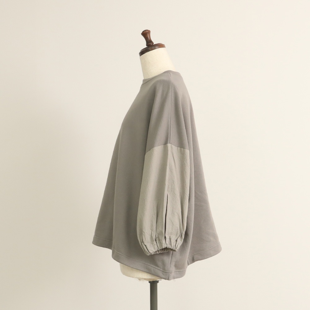 NARU(ナル) 30/10セントラル裏毛×シーチングハンドワッシャー ワイドPO 670003