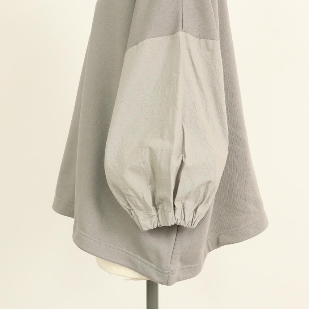 NARU(ナル) 30/10セントラル裏毛×シーチングハンドワッシャー ワイドPO 670003