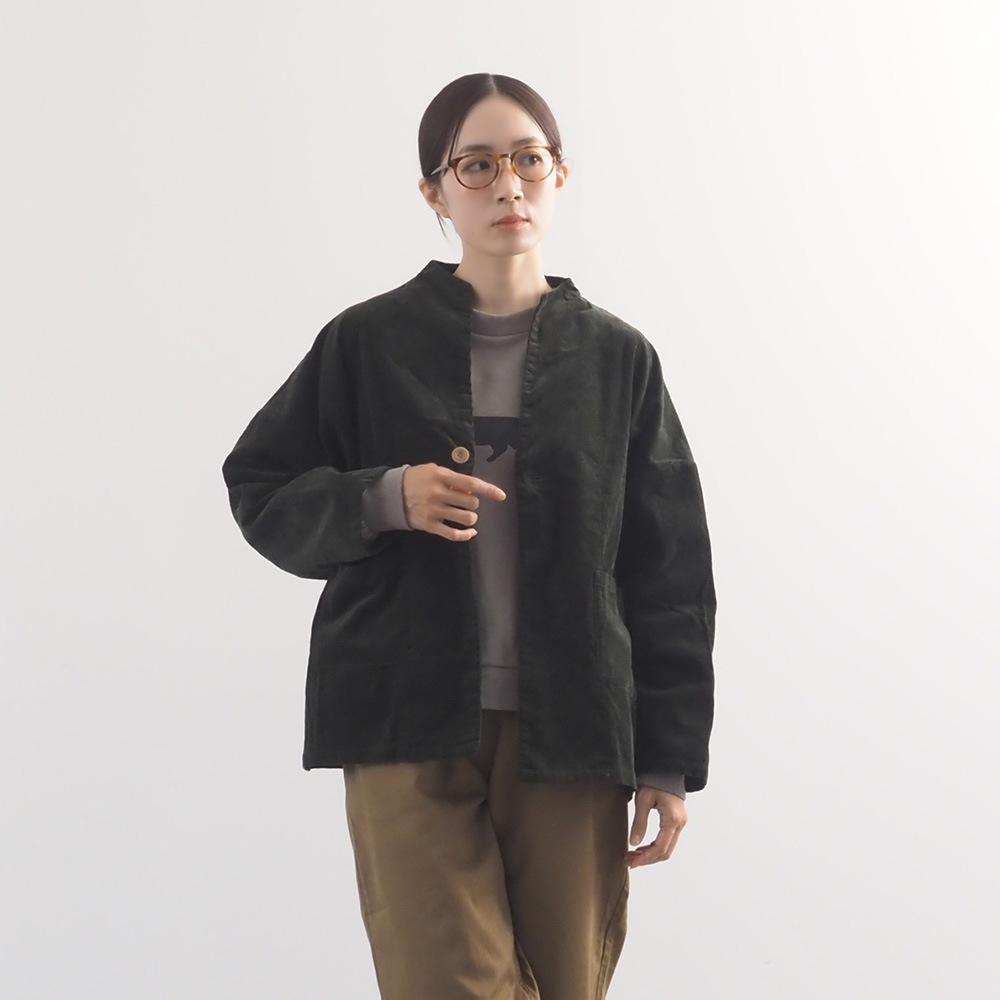 NARU(ナル) 14Wコーデュロイ ノッチジャケット 673834