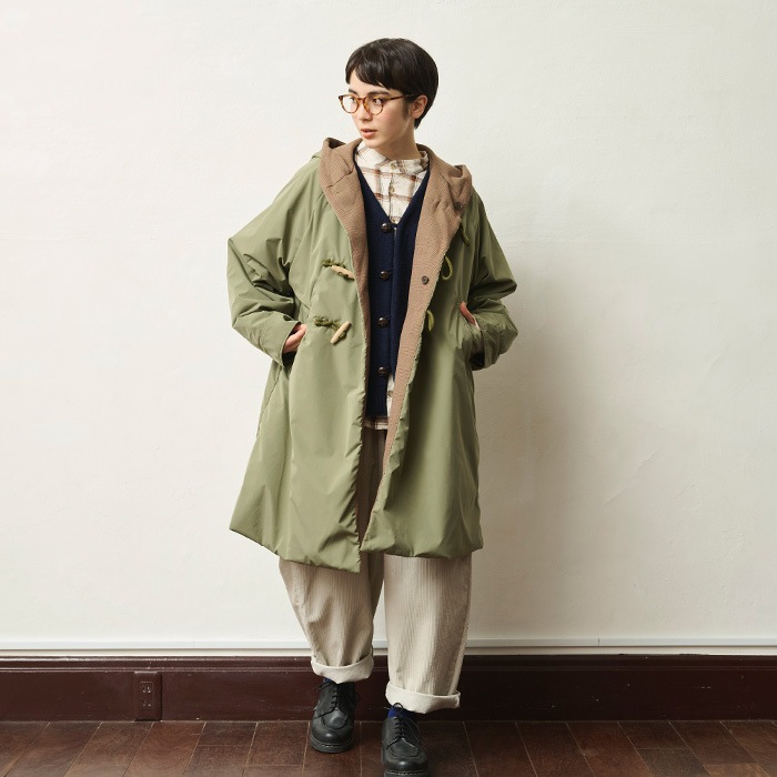 NARU(ナル) 20綿麻起毛チェック スミスシャツ 656805