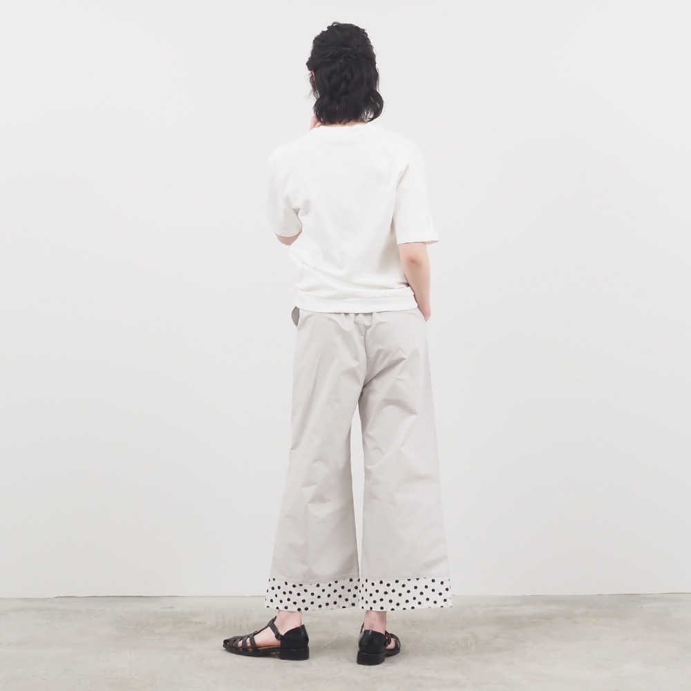 NARU(ナル) タイプライター×60ローンリップルドット 足元かわいいパンツ 661916