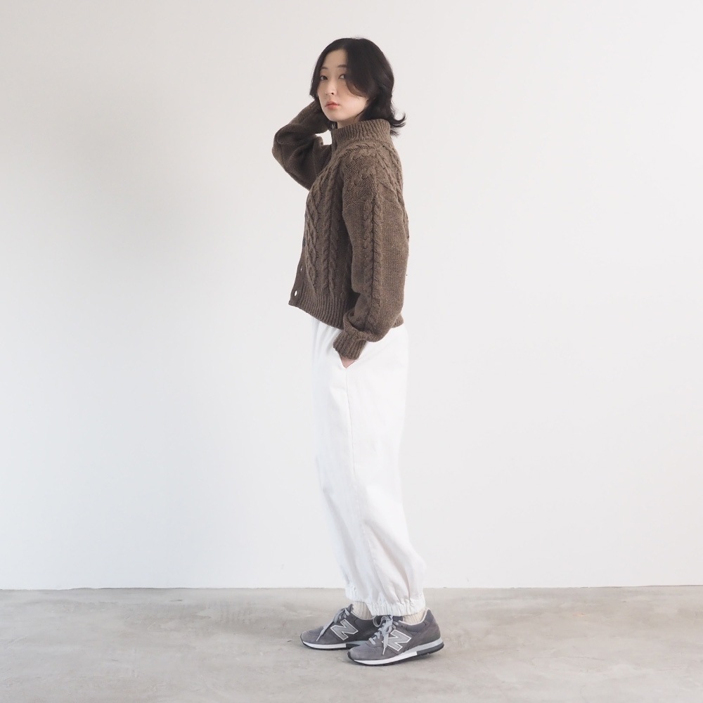 NARU(ナル) ドーゼットエアーヤーン エアリーアランニットカーデ 668400