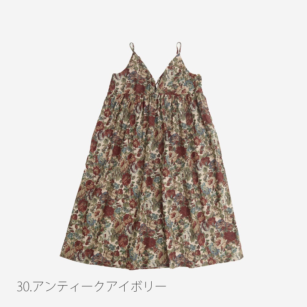 forksy.】【オケージョン対応】花柄刺繍レースワンピース