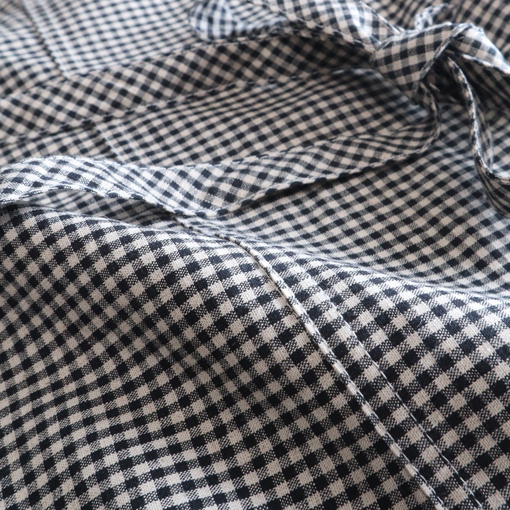 NARU(ナル) 綿麻チェック サロペットスカート 661844