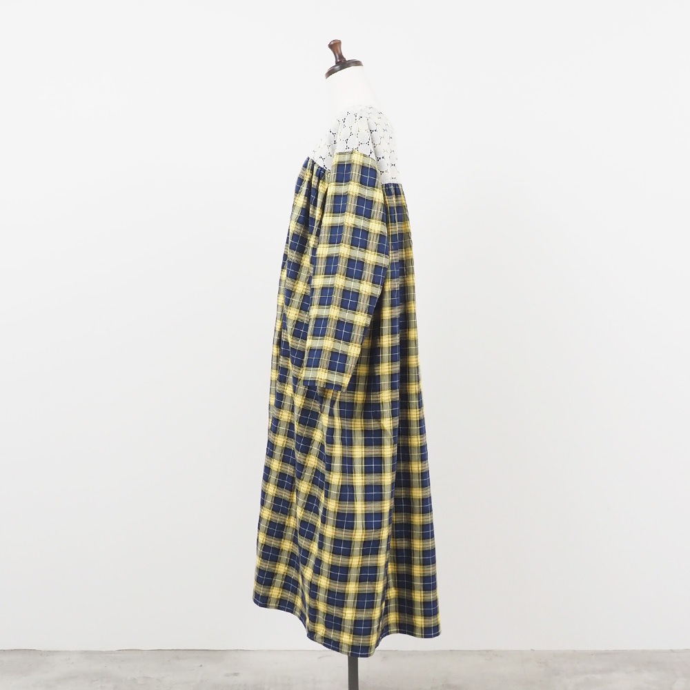 NARU(ナル) ロイヤルタータン ヨークレースワンピース 665861