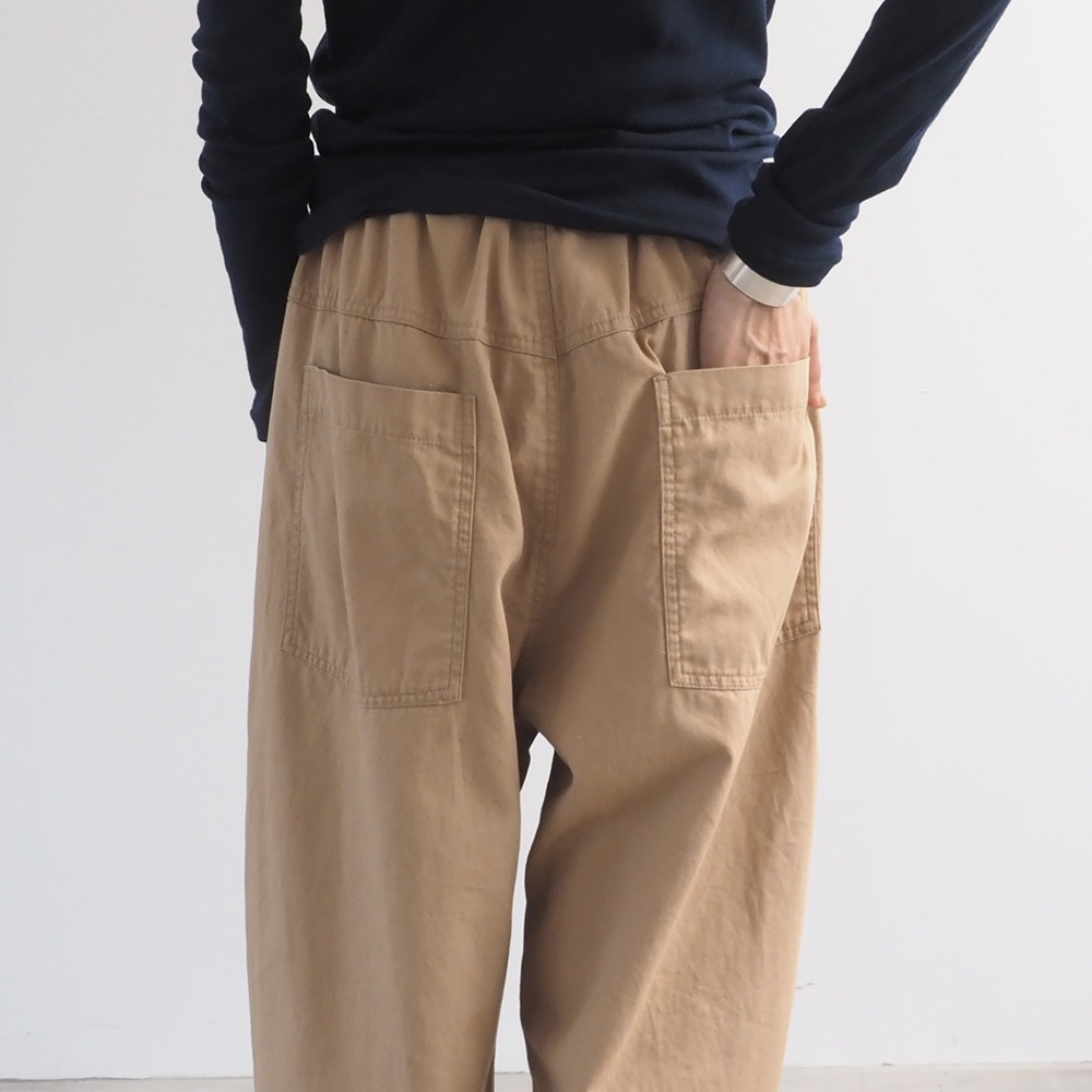 【予約】NARU(ナル) オックスストーンバイオ加工 ノッポパンツ 673821