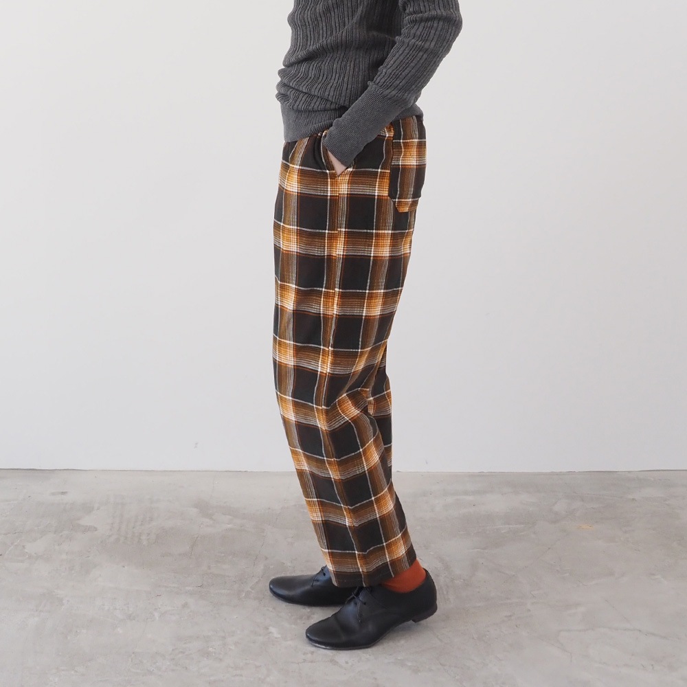 NARU(ナル) シャツコールチェック コージーパンツ 6658751