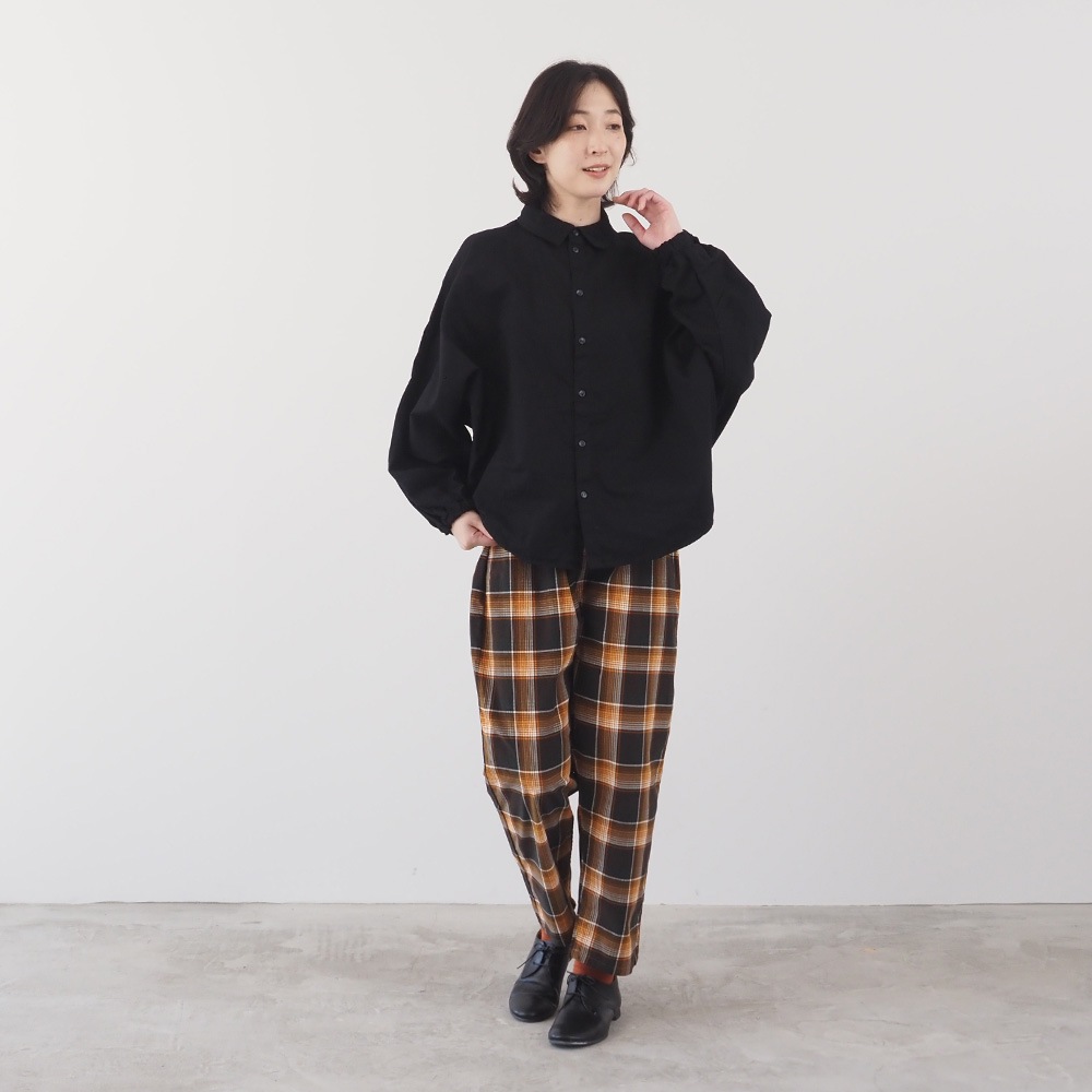 NARU(ナル) シャツコールチェック コージーパンツ 6658751