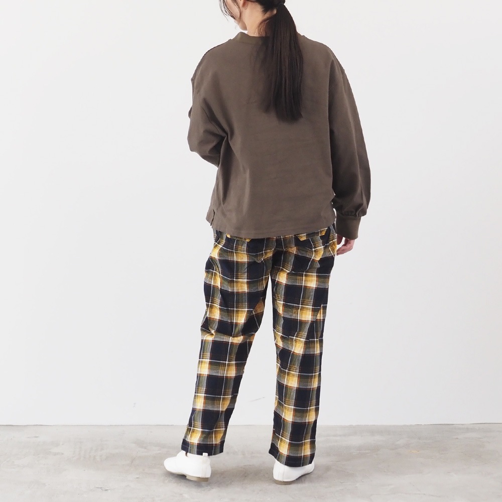 NARU(ナル) シャツコールチェック コージーパンツ 6658751