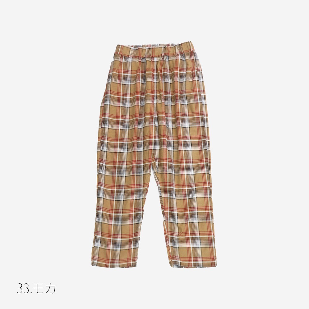 NARU(ナル) シャツコールチェック コージーパンツ 6658751