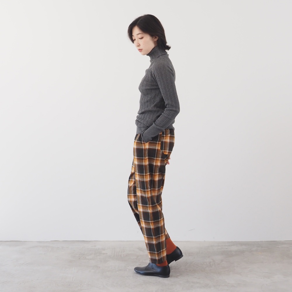 NARU(ナル) シャツコールチェック コージーパンツ 6658751